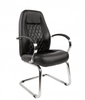 Кресло для посетителя CHAIRMAN 950 V Черное в Салехарде - salekhard.ok-mebel.com | фото