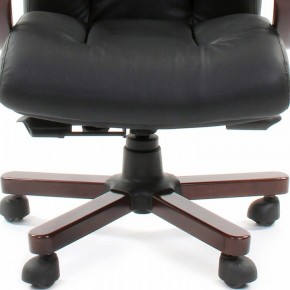 Кресло для руководителя Chairman 421 черный/орех темный, черный в Салехарде - salekhard.ok-mebel.com | фото 4