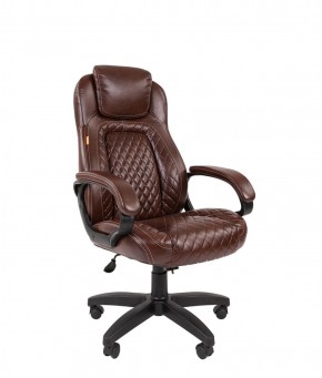 Кресло для руководителя  CHAIRMAN 432 (Экокожа коричневая) в Салехарде - salekhard.ok-mebel.com | фото 1