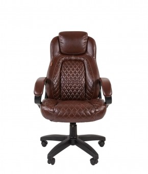 Кресло для руководителя  CHAIRMAN 432 (Экокожа коричневая) в Салехарде - salekhard.ok-mebel.com | фото 2