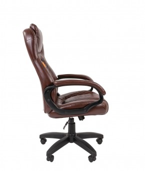 Кресло для руководителя  CHAIRMAN 432 (Экокожа коричневая) в Салехарде - salekhard.ok-mebel.com | фото 3