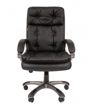 Кресло для руководителя  CHAIRMAN 442 (экокожа черная) в Салехарде - salekhard.ok-mebel.com | фото 1