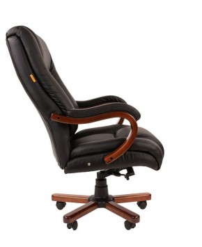 Кресло для руководителя CHAIRMAN  503 (Кожа) Черное в Салехарде - salekhard.ok-mebel.com | фото 3