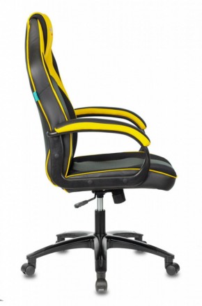 Кресло игровое Бюрократ VIKING 2 AERO YELLOW черный/желтый в Салехарде - salekhard.ok-mebel.com | фото 3