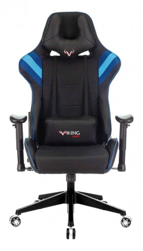Кресло игровое Бюрократ VIKING 4 AERO BLUE черный/синий в Салехарде - salekhard.ok-mebel.com | фото 3