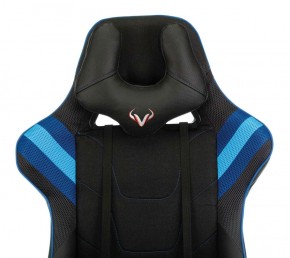 Кресло игровое Бюрократ VIKING 4 AERO BLUE черный/синий в Салехарде - salekhard.ok-mebel.com | фото 6