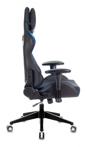 Кресло игровое Бюрократ VIKING 4 AERO BLUE черный/синий в Салехарде - salekhard.ok-mebel.com | фото 8