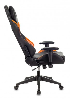 Кресло игровое Бюрократ VIKING 5 AERO ORANGE черный/оранжевый в Салехарде - salekhard.ok-mebel.com | фото 2