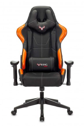 Кресло игровое Бюрократ VIKING 5 AERO ORANGE черный/оранжевый в Салехарде - salekhard.ok-mebel.com | фото 3