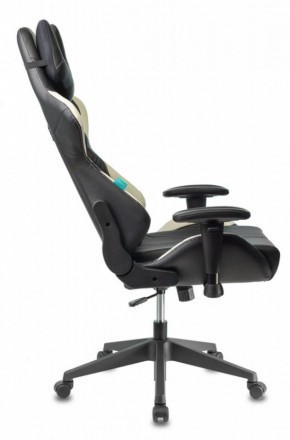 Кресло игровое Бюрократ VIKING 5 AERO WHITE черный/белый в Салехарде - salekhard.ok-mebel.com | фото 2
