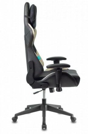 Кресло игровое Бюрократ VIKING 5 AERO WHITE черный/белый в Салехарде - salekhard.ok-mebel.com | фото 8