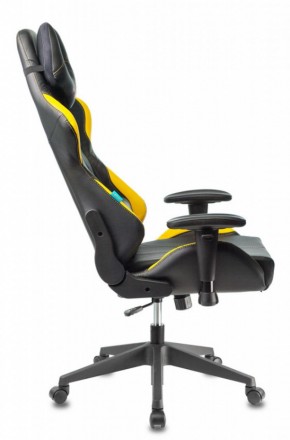 Кресло игровое Бюрократ VIKING 5 AERO YELLOW черный/желтый в Салехарде - salekhard.ok-mebel.com | фото 2