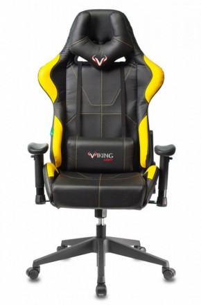 Кресло игровое Бюрократ VIKING 5 AERO YELLOW черный/желтый в Салехарде - salekhard.ok-mebel.com | фото 3