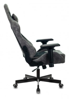 Кресло игровое Бюрократ VIKING 7 KNIGHT B FABRIC черный в Салехарде - salekhard.ok-mebel.com | фото 2