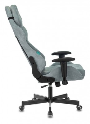 Кресло игровое Бюрократ VIKING KNIGHT LT28 FABRIC серо-голубой в Салехарде - salekhard.ok-mebel.com | фото 2