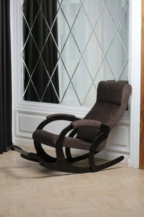 Кресло-качалка МАРСЕЛЬ 33-Т-AC (кофе) в Салехарде - salekhard.ok-mebel.com | фото 3
