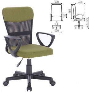 Кресло КОМПАКТНОЕ BRABIX "Jet MG-315" (зеленое) 531841 в Салехарде - salekhard.ok-mebel.com | фото 2