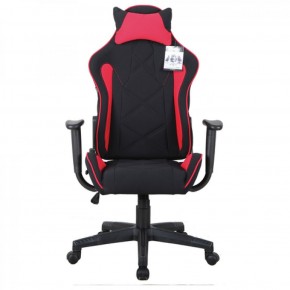 Кресло компьютерное BRABIX GT Racer GM-101 + подушка (ткань) черное/красное (531820) в Салехарде - salekhard.ok-mebel.com | фото 3
