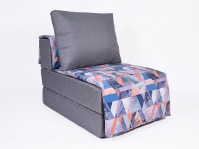 Кресло-кровать бескаркасное Харви (серый-сноу деним) в Салехарде - salekhard.ok-mebel.com | фото