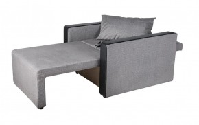 Кресло-кровать Милена с подлокотниками (серый) Велюр в Салехарде - salekhard.ok-mebel.com | фото 3