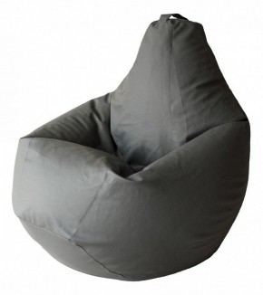 Кресло-мешок Серая ЭкоКожа 2XL 135*95 см в Салехарде - salekhard.ok-mebel.com | фото