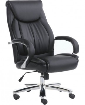 Кресло офисное BRABIX PREMIUM "Advance EX-575" (хром, экокожа, черное) 531825 в Салехарде - salekhard.ok-mebel.com | фото