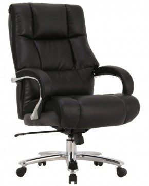 Кресло офисное BRABIX PREMIUM "Bomer HD-007" (рециклированная кожа, хром, черное) 531939 в Салехарде - salekhard.ok-mebel.com | фото 1