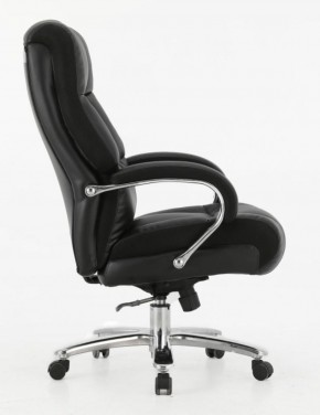Кресло офисное BRABIX PREMIUM "Bomer HD-007" (рециклированная кожа, хром, черное) 531939 в Салехарде - salekhard.ok-mebel.com | фото 3