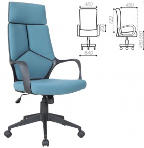 Кресло офисное BRABIX PREMIUM "Prime EX-515" (ткань, голубое) 531568 в Салехарде - salekhard.ok-mebel.com | фото 3
