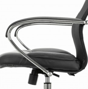 Кресло офисное BRABIX PREMIUM "Stalker EX-608 CH" (хром, ткань-сетка/кожзам, черное) 532091 в Салехарде - salekhard.ok-mebel.com | фото 4