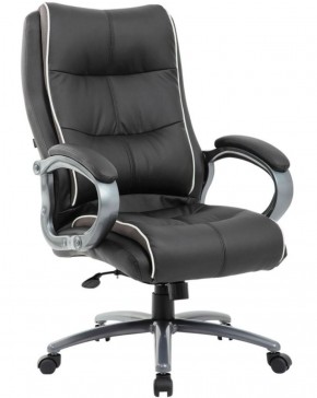 Кресло офисное BRABIX PREMIUM "Strong HD-009" (экокожа черная, ткань серая) 531945 в Салехарде - salekhard.ok-mebel.com | фото 1