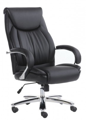 Кресло офисное BRABIX "Advance EX-575" (хром/экокожа/черное) 531825 в Салехарде - salekhard.ok-mebel.com | фото