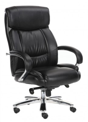 Кресло офисное BRABIX "Direct EX-580" (хром/рециклированная кожа/черное) 531824 в Салехарде - salekhard.ok-mebel.com | фото