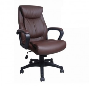 Кресло офисное BRABIX "Enter EX-511" (экокожа/коричневая) 531163 в Салехарде - salekhard.ok-mebel.com | фото