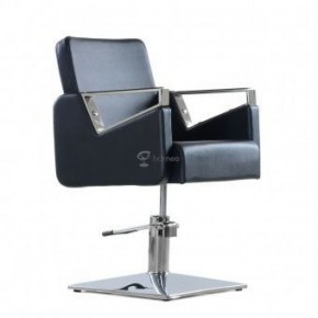 Кресло парикмахерское Barneo 6300V5 черное в Салехарде - salekhard.ok-mebel.com | фото 1