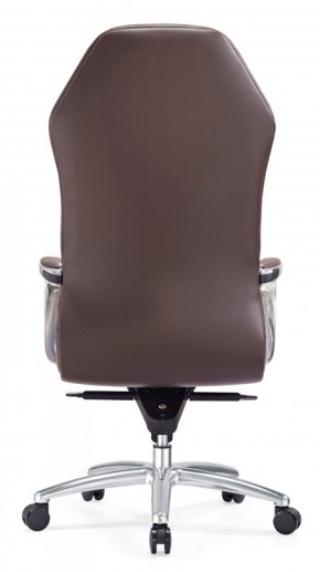 Кресло руководителя Бюрократ _AURA/BROWN коричневый в Салехарде - salekhard.ok-mebel.com | фото 5