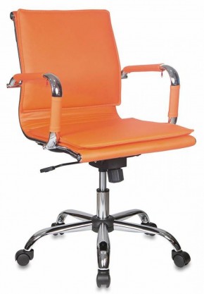 Кресло руководителя Бюрократ CH-993-LOW/ORANGE оранжевый в Салехарде - salekhard.ok-mebel.com | фото