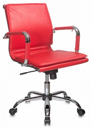 Кресло руководителя Бюрократ CH-993-LOW/RED красный в Салехарде - salekhard.ok-mebel.com | фото 1