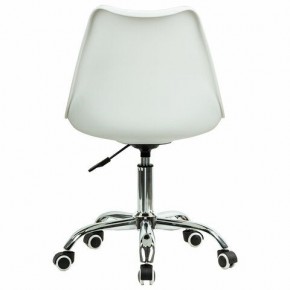 Кресло стул BRABIX "Eames MG-310 CH", хром, пластик белый, ткань серая, 532924 в Салехарде - salekhard.ok-mebel.com | фото 4