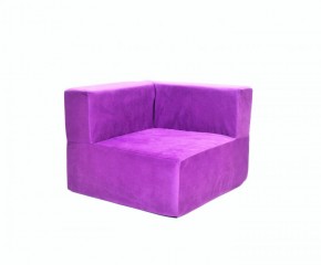 Кресло-угловое-модуль бескаркасное Тетрис 30 (Фиолетовый) в Салехарде - salekhard.ok-mebel.com | фото
