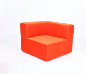 Кресло-угловое-модуль бескаркасное Тетрис 30 (Оранжевый) в Салехарде - salekhard.ok-mebel.com | фото