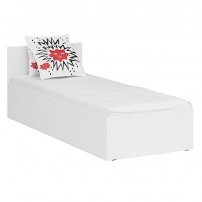Кровать 0800 + Шкаф угловой Стандарт, цвет белый, ШхГхВ 83,5х203,5х70 + 81,2х81,2х200см., сп.м. 800х2000 мм., без матраса, основание есть в Салехарде - salekhard.ok-mebel.com | фото 6