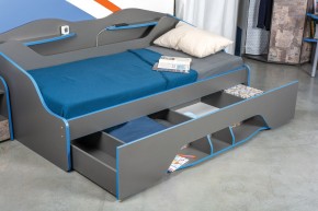 Кровать 11.03 Индиго + орт. основание (900*2000) в Салехарде - salekhard.ok-mebel.com | фото 2