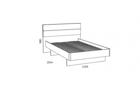 Кровать 1200х2000 "Морти" НМ 041.20 Х с основанием в Салехарде - salekhard.ok-mebel.com | фото 7