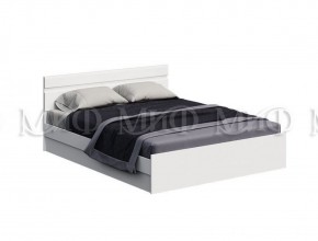 НЭНСИ NEW Кровать 1,4 м (Белый глянец холодный/Белый) в Салехарде - salekhard.ok-mebel.com | фото 1