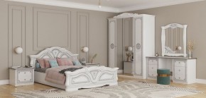 Кровать 2-х спальная 1600*2000 Грация (12.116) без основания (белый/серебро) в Салехарде - salekhard.ok-mebel.com | фото 2