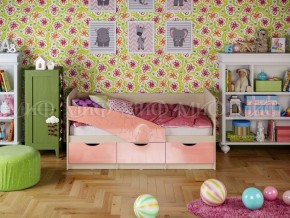 Кровать Бабочки (Розовый металлик) 1600 в Салехарде - salekhard.ok-mebel.com | фото