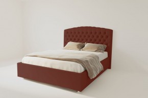 Кровать Берлин без основания 1800 (велюр бордо) в Салехарде - salekhard.ok-mebel.com | фото