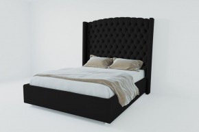 Кровать Берлин ЛЮКС с ПМ 1600 (экокожа кольт ч) в Салехарде - salekhard.ok-mebel.com | фото 2