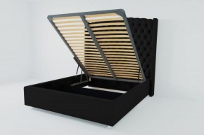 Кровать Берлин ЛЮКС с ПМ 800 (экокожа кольт ч) в Салехарде - salekhard.ok-mebel.com | фото 2